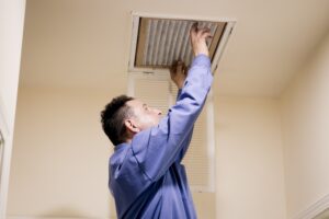 Changing Filter To Improve Indoor Air Quality